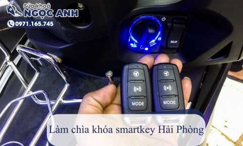 Làm chìa khóa smartkey Hải Phòng